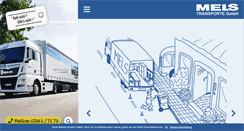 Desktop Screenshot of mels-transporte.de